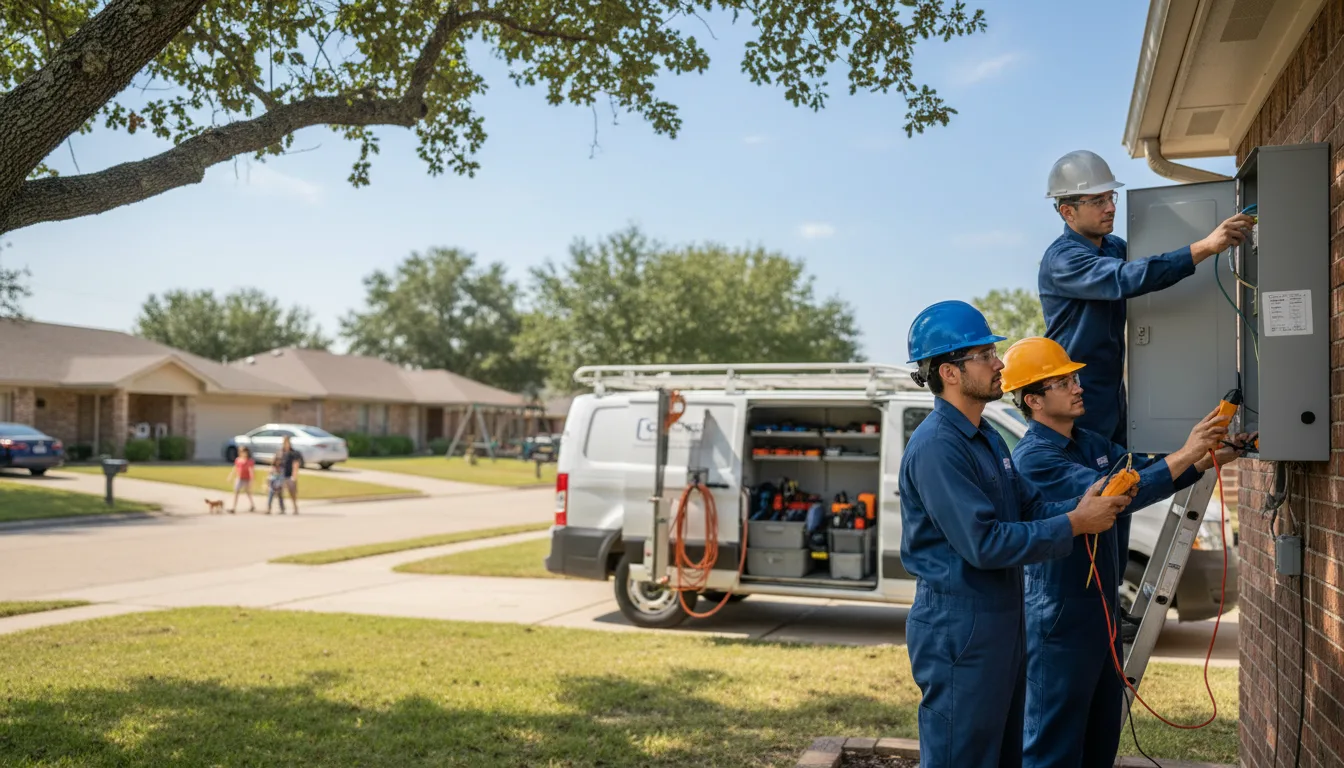 Certified electrician providing emergency electrical services in Cheltenham, PA